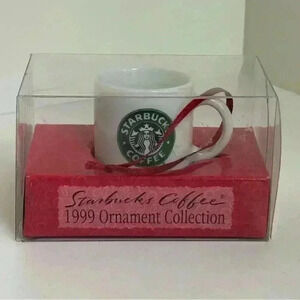 New in package 1999 Y2K Starbucks Christmas  tree ornament